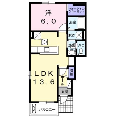 グリシーヌヒルＡ 101【管理NO：1-019937301-01010】 ★家具家電は申し込み後に搬入しますの外観画像