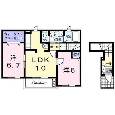 シャンド．ソレイユ 202【管理NO：1-018566201-02020】 ★家具家電は申し込み後に搬入します 2026年09月上旬入居可能の外観画像
