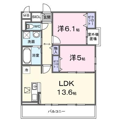 フロレスタ湘南　Ⅲ 201【管理NO：1-028199901-02010】 ★家具家電は申し込み後に搬入します 2026年09月中旬入居可能の外観画像