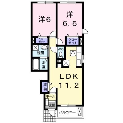 ベージョ　フロール 104【管理NO：1-015098401-01040】 ★家具家電は申し込み後に搬入します 2026年09月上旬入居可能の外観画像