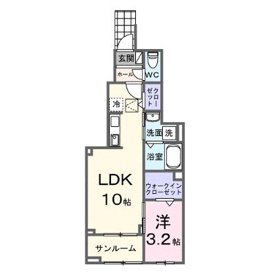 プリティーマーメイド 104【管理NO：1-027888101-01040】 ★家具家電は申し込み後に搬入します 2026年08月上旬入居可能の外観画像