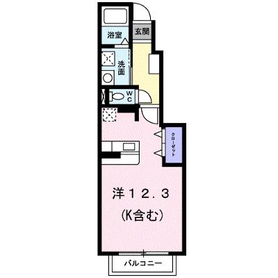 アイリスＡ 103【管理NO：1-017520801-01030】 ★家具家電は申し込み後に搬入しますの外観画像