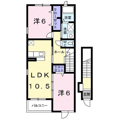 グリーン　フォレスト 201【管理NO：1-017322101-02010】 ★家具家電は申し込み後に搬入します★の外観画像