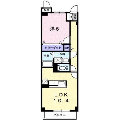 エスペランサ 303【管理NO：1-016187301-03030】 ★家具家電は申し込み後に搬入します★の外観画像