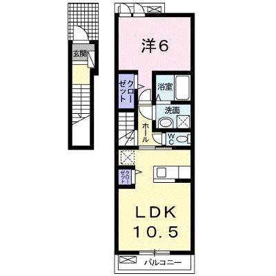 ミルト　ブリーゼ 202【管理NO：1-021758001-02020】 ★家具家電は申し込み後に搬入しますの外観画像