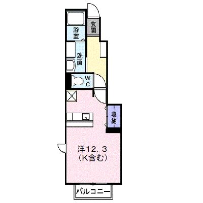 ファイン・Ｙ　Ａ 103【管理NO：1-012664601-01030】 ★家具家電は申し込み後に搬入します★の外観画像