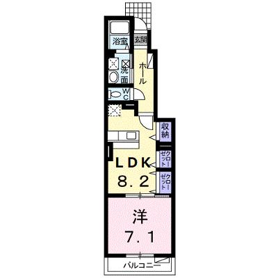 スペースＫⅢ 102【管理NO：1-016584301-01020】 ★家具家電は申し込み後に搬入しますの外観画像