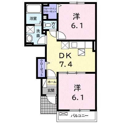 エンブレイス　ゼファー 102【管理NO：1-016093101-01020】 ★家具家電は申し込み後に搬入しますの外観画像