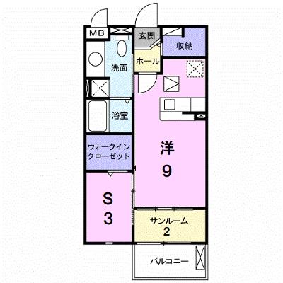 マーベラスＫ 101【管理NO：1-015789901-01010】 ★家具家電は申し込み後に搬入しますの外観画像