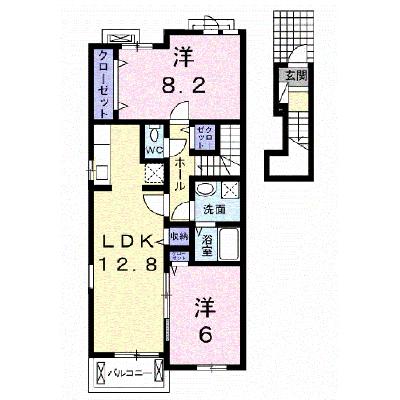 アフェット 203【管理NO：1-023398601-02030】 ★家具家電は申し込み後に搬入します★の外観画像