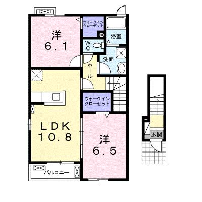 ルミエール 201【管理NO：1-019692501-02010】 ★家具家電は申し込み後に搬入します★の外観画像