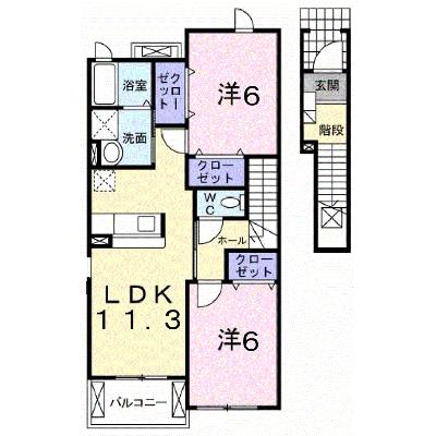 エスペランサ 202【管理NO：1-017000701-02020】 ★家具家電は申し込み後に搬入します★ ★2026年10月下旬入居可能★の外観画像