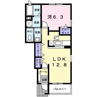 メゾン・リヴェールⅡ 105【管理NO：1-014617801-01040】 ★家具家電は申し込み後に搬入しますの外観画像