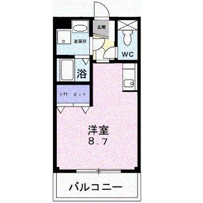 エヴァーグリーン 202【管理NO：1-012730401-02020】 ★家具家電は申し込み後に搬入しますの外観画像