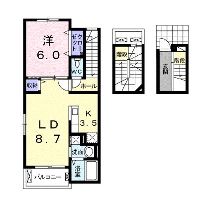 ステラ吉原 302【管理NO：1-021975001-03020】 ★家具家電は申し込み後に搬入しますの外観画像