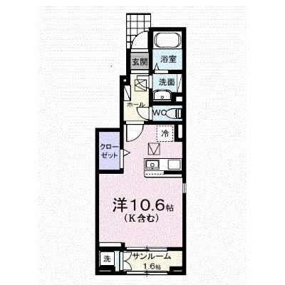 ガーデン　ハウス　イナバ　Ⅱ 101【管理NO：1-027682102-01010】 ★家具家電は申し込み後に搬入します★の外観画像