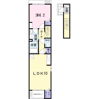 エルセレーノ森島 201【管理NO：1-024428901-02010】 ★家具家電は申し込み後に搬入します 2026年07月下旬入居可能の外観画像