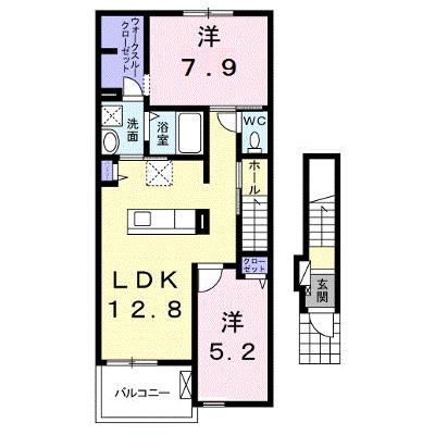 ミドルＡ 202【管理NO：1-020598901-02020】 ★家具家電は申し込み後に搬入します★の外観画像
