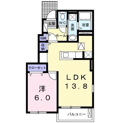 アオバヒルズタウンＣ 101【管理NO：1-019819303-01010】 ★家具家電は申し込み後に搬入します★の外観画像