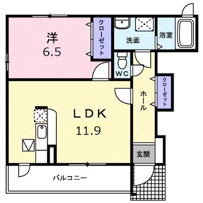 ヴェルドミールⅢ 101【管理NO：1-017150701-01010】 ★家具家電は申し込み後に搬入します★ ★2026年08月下旬入居可能★の外観画像