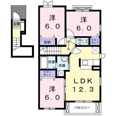 フォレストグランデⅡ 201【管理NO：1-015594502-02010】 ★家具家電は申し込み後に搬入します 2026年07月中旬入居可能の外観画像