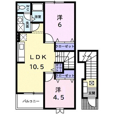 セトルサーノ 202【管理NO：1-011622301-02020】 ★家具家電は申し込み後に搬入します★の外観画像