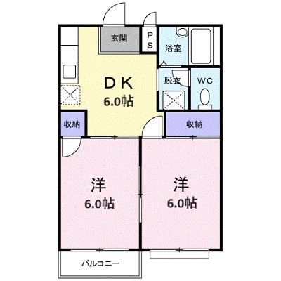 エルディムふじおかＢ 206【管理NO：1-001147402-02050】 ★家具家電は申し込み後に搬入します 2026年08月上旬入居可能の外観画像