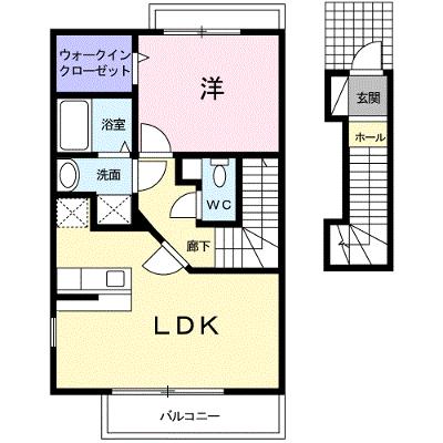 ヴェズレー・西中原 202【管理NO：1-014475501-02020】 ★家具家電は申し込み後に搬入します★の外観画像