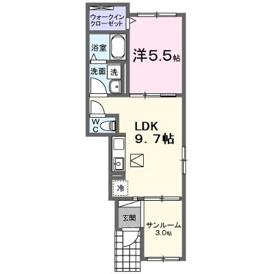 ディオネ 105【管理NO：1-027834501-01040】 2026年09月上旬入居可能の外観画像