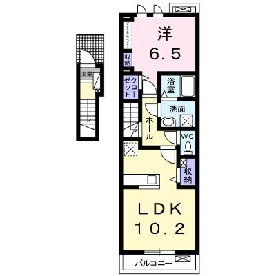 オリーブ巴町 202【管理NO：1-024450301-02020】 ★家具家電は申し込み後に搬入します★の外観画像