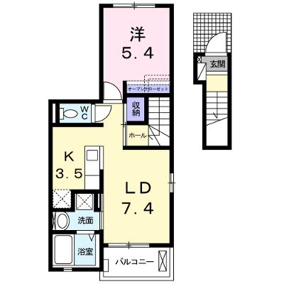 ゴールドリング池田Ⅱ 201【管理NO：1-023308502-02010】 ★家具家電は申し込み後に搬入します★の外観画像