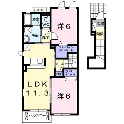 ベル　ソリッソ 203【管理NO：1-017303201-02030】 ★家具家電は申し込み後に搬入しますの外観画像