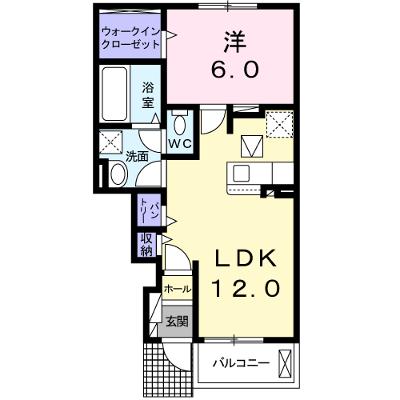 ポポラ３６１３ 102【管理NO：1-025317501-01020】 ★家具家電は申し込み後に搬入します★の外観画像