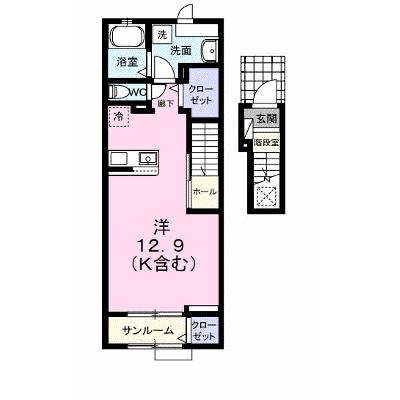 フェニックス　Ⅱ 203【管理NO：1-028694401-02030】 ★家具家電は申し込み後に搬入します 2026年10月上旬入居可能の外観画像