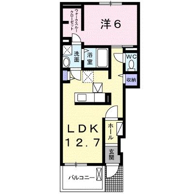 ラ・ペーシュ　トロワ 102【管理NO：1-024296801-01020】 ★家具家電は申し込み後に搬入しますの外観画像