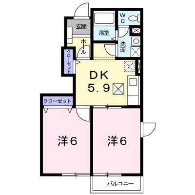 サントノーレ 101【管理NO：1-012525901-01010】 ★家具家電は申し込み後に搬入しますの外観画像