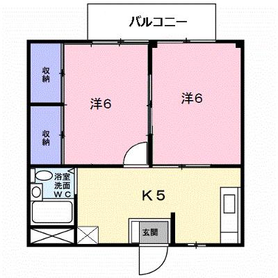 シティハイツ上力 201【管理NO：1-001833701-02010】 ★家具家電は申し込み後に搬入しますの外観画像