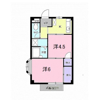 エルディム松本 205【管理NO：1-001233201-02040】 ★家具家電は申し込み後に搬入しますの外観画像