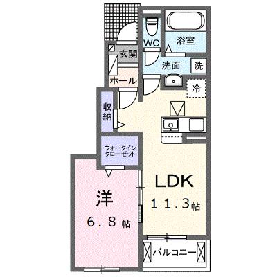グラース　１７ 102【管理NO：1-028530901-01020】 ★家具家電は申し込み後に搬入します 2026年09月上旬入居可能の外観画像