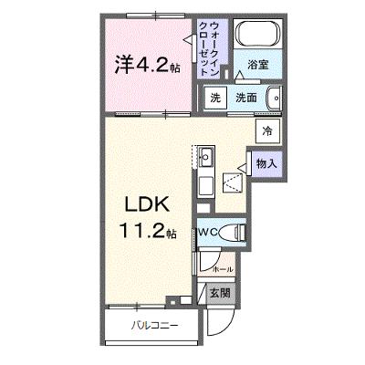 ヒカルサ焼津塩津ウエスト 102【管理NO：1-028391701-01020】 ★家具家電は申し込み後に搬入しますの外観画像