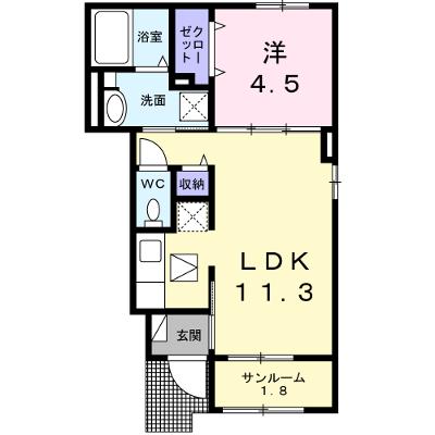 ハーモニーＲＨ 103【管理NO：1-028156201-01030】 ★家具家電は申し込み後に搬入します★の外観画像