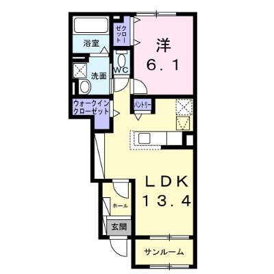 アヴァンス　パレイル 102【管理NO：1-028114801-01020】 ★家具家電は申し込み後に搬入しますの外観画像
