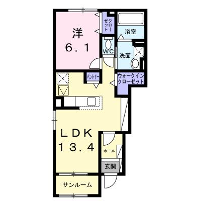 アヴァンス　パレイル 101【管理NO：1-028114801-01010】 ★家具家電は申し込み後に搬入しますの外観画像
