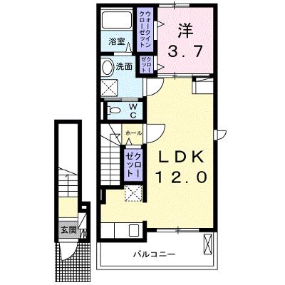 高岡ヒルズ　Ａ 202【管理NO：1-026979501-02020】 ★家具家電は申し込み後に搬入します 2026年08月上旬入居可能の外観画像