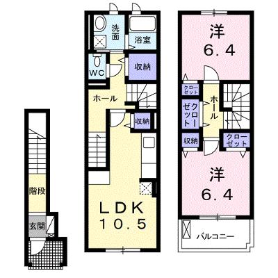 タカス　サザンハイツ 208【管理NO：1-019809601-02070】 ★家具家電は申し込み後に搬入します★の外観画像