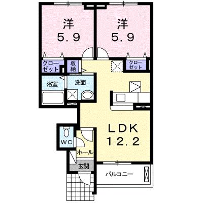 プレジャー　ケイⅡ 102【管理NO：1-016300402-01020】 ★家具家電は申し込み後に搬入します 2026年08月中旬入居可能の外観画像
