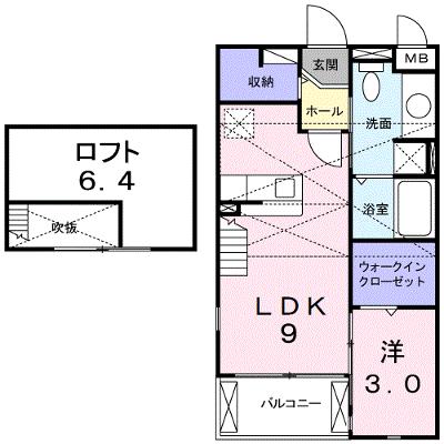 アプローズＢ 205【管理NO：1-014552102-02040】 ★家具家電は申し込み後に搬入しますの外観画像