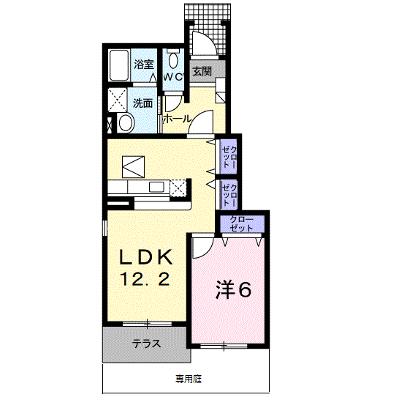 アミティエ 105【管理NO：1-014032901-01040】 ★家具家電は申し込み後に搬入します 2026年08月中旬入居可能の外観画像