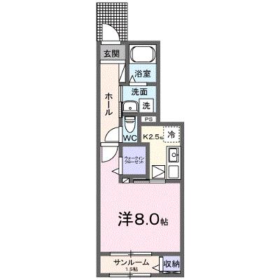 キャトル　百合の木 103【管理NO：1-027681901-01030】 ★家具家電は申し込み後に搬入します★の外観画像