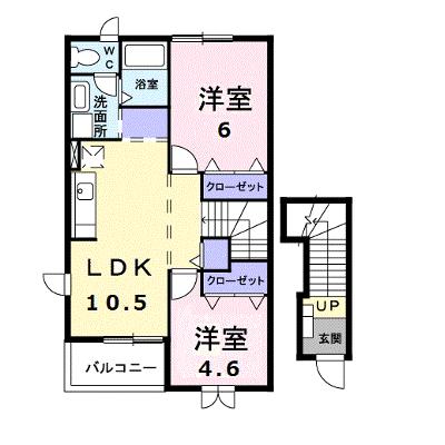ルーナⅠ 201【管理NO：1-011914001-02010】 ★家具家電は申し込み後に搬入します★の外観画像